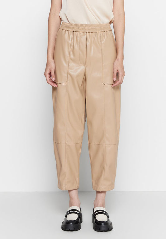 3.1 Phillip Lim LEATHER ALTERNATIVE PULL ON TROUSER Sand (ZZO2EZ718-B00) Women