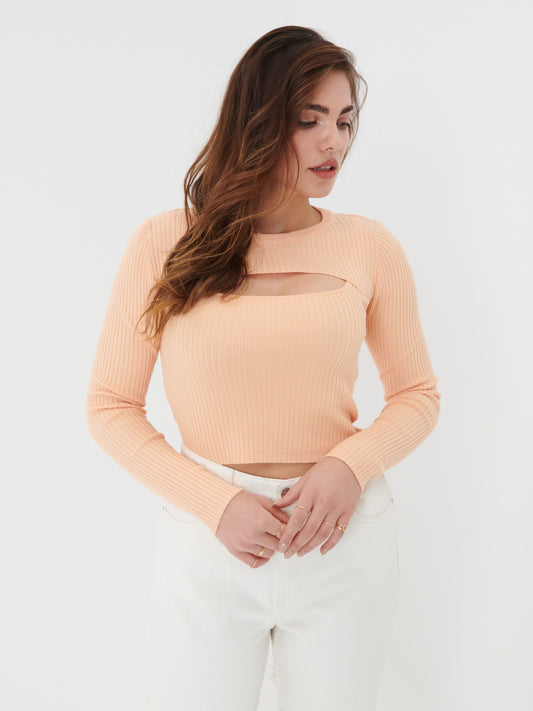 Sinsay Women tops (7288J-24X Orange)