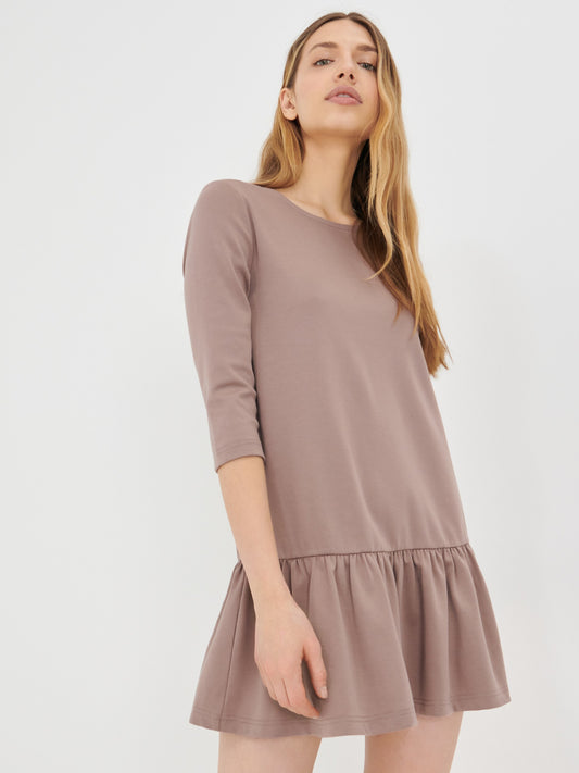 Sinsay Dress (5717J-80X_BROWN) Women