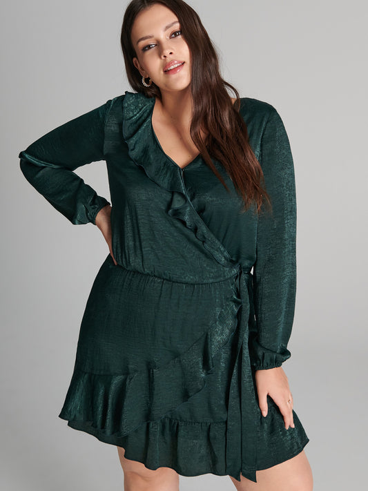Sinsay Dress (3564F-79X_GREEN) Women