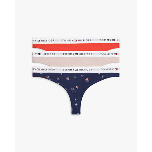 Tommy Hilfiger 3-Pack Thongs (UW0UW05530) Women