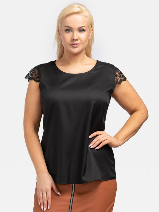 Karko Blouse/Shirt (KARKO_BLOUSE_BA247_BLACK) Women