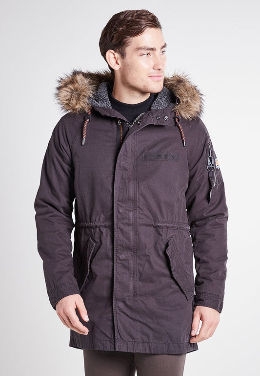 Superdry & Co MOUNTAIN ROOKIE AVIATOR PARKA Black (ZZO17S103-Q00) Men