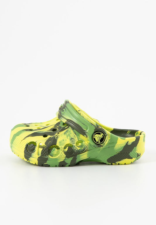 Crocs Baya Marbled Clog T Yellow (ZZO2HMQ08-E00) Kids