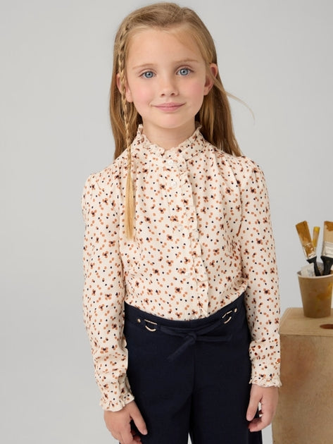 Mayoral Kids blouses and shirts (4.117-10_Beige)