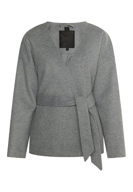 DreiMaster Transitional Jacket Wool Mix acalmar Mottled Grey (4DR21U0MA-C11) Women