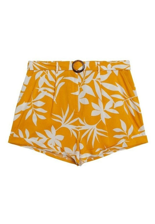 Shorts mit tropen-print Women
