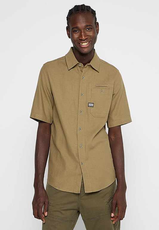 Bristum 1pkt slim shirt s\s Men