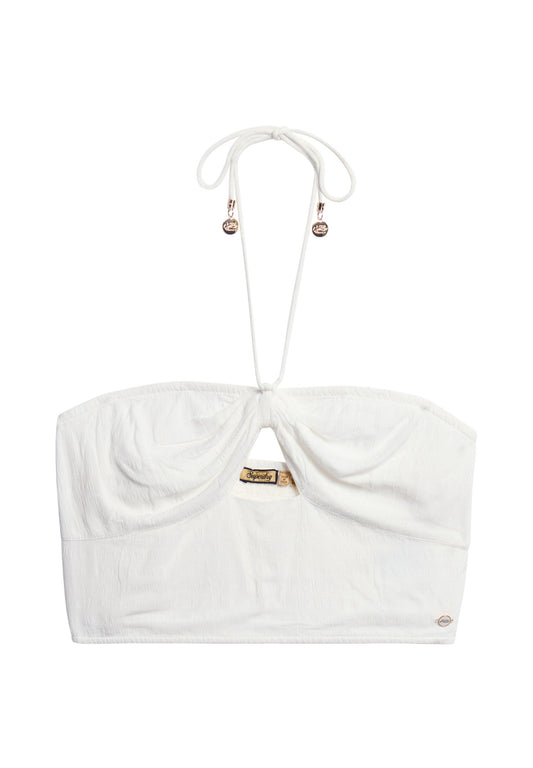 Superdry Crop Cut Out Woven Top.... Women