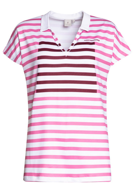 Cross Sportswear W HIDDEN POLO Mauve (ZZO1UH540-I00) Women