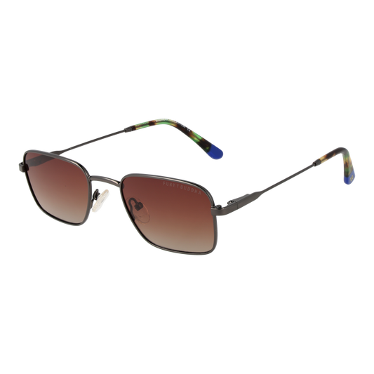 Funky Buddha Round Sunglasses Gunmetal (25002913) Unisex