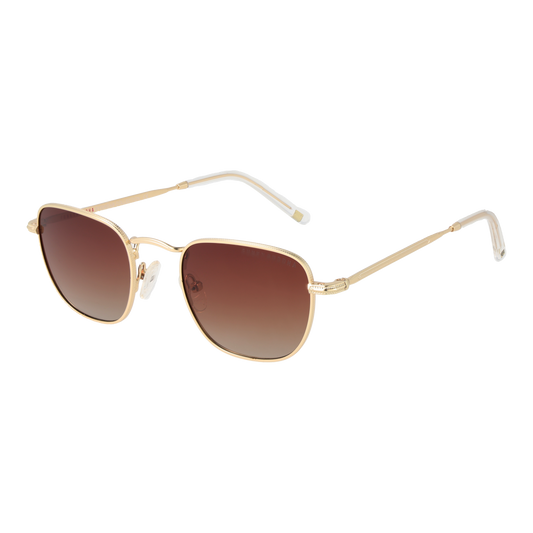 Funky Buddha Rectangle Sunglasses Gold (25002920) Unisex