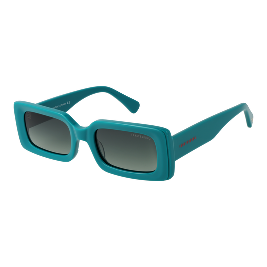 Funky Buddha Rectangle Sunglasses Turquoise (25002936) Women