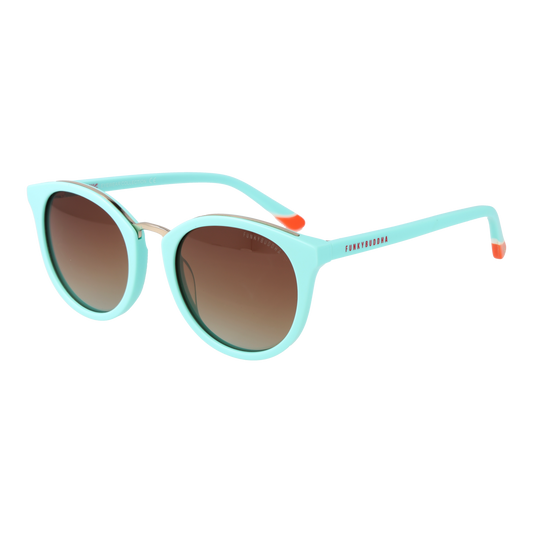 Funky Buddha Round Sunglasses Turquoise (25002943) Women