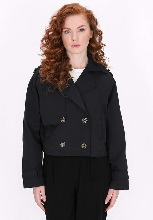 DreiMaster Klassik COTTON POLYAMIDE GROUP DM jacket Black (ZZO3DVU01-Q00) Women