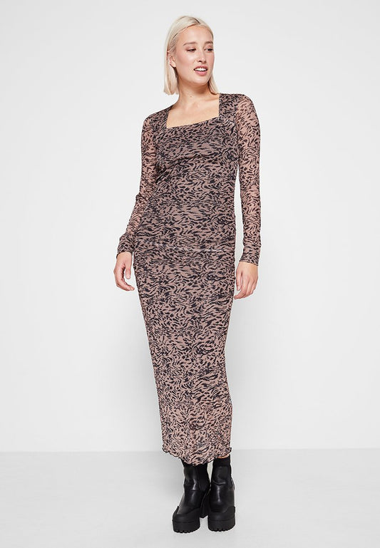 YAS DRESS FEM KNIT PL95/EA5 Brown (ZZO1TKT03-O00) Women