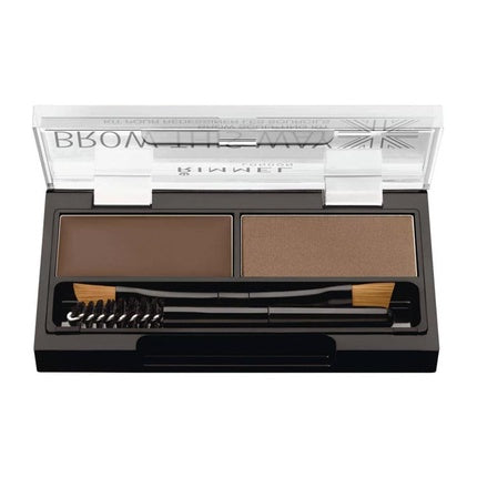 Rimmel London Brow This Way Eyebrow Sculpting Kit 002 Medium Brown Perfect Eyebrows Set
