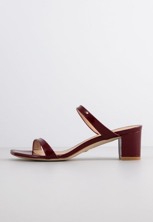 Stuart Weitzman ALEENA 50 BLOCK SLD Bordeaux (ZZO20FH95-T00) Women