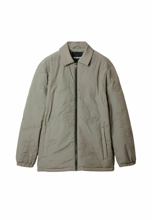 Desigual Embroidered padded jacket Grey (DE122T01I-C11) Men