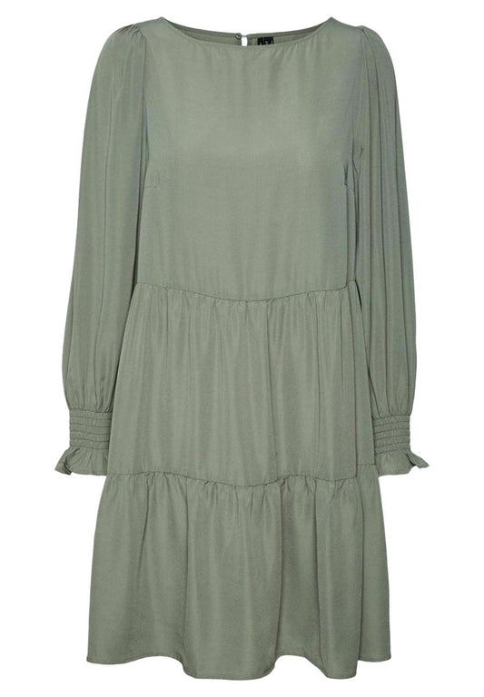 Vero Moda Dress Mottled Green (VE121C3OP-M11) Women