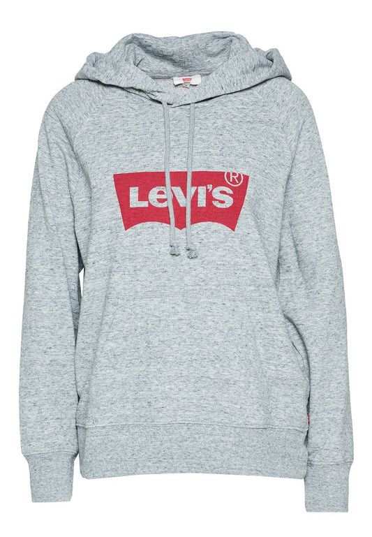 Levi's® GRAPHIC SPORT HOODIE GOOD SPORTSWEAR BAT Light Grey (ZZO1HEC20-C00) Women
