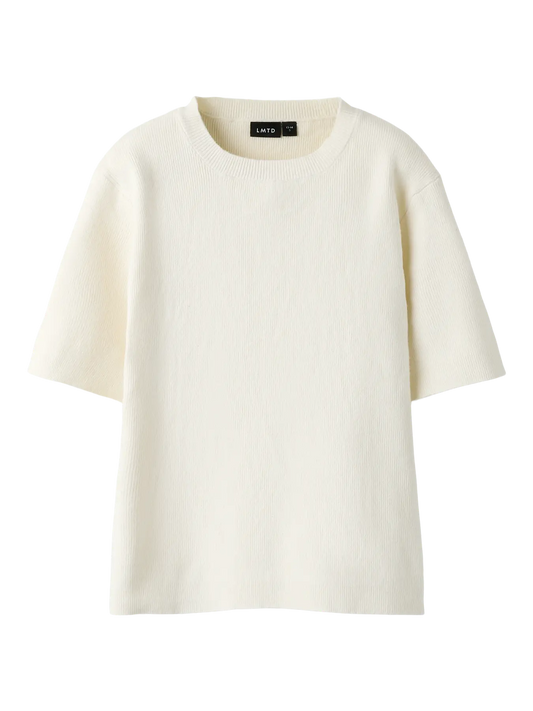 Heave Short Sleeve Short Knit Top White Alyssum (13254785) Kids