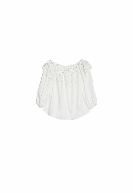 Liu Jo Jeans Blouse with Bardot neckline (L2521E03Q-A11) Women