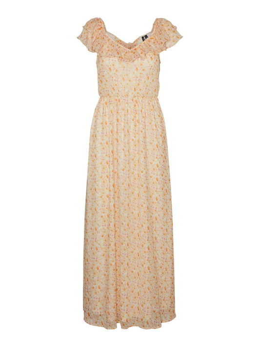 Vero Moda VMSMILLA ANKLE FRILL CS DRESS WVN GA (9326809) Women