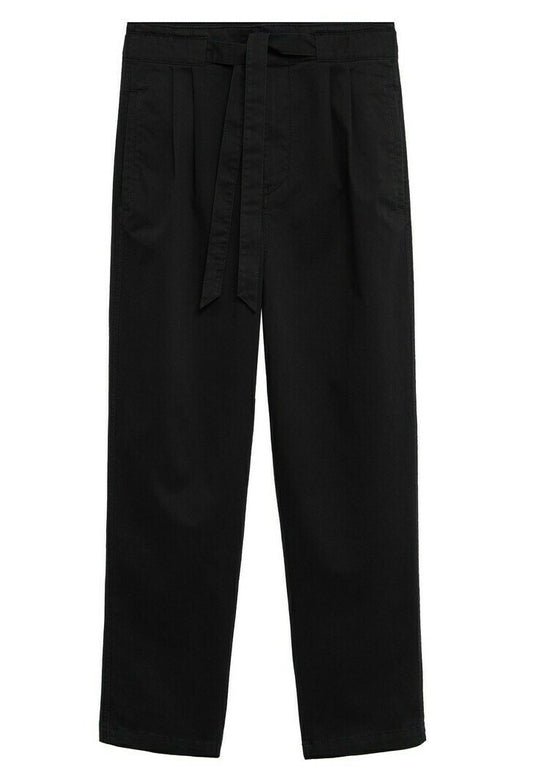 Cotton pleated trousers Women