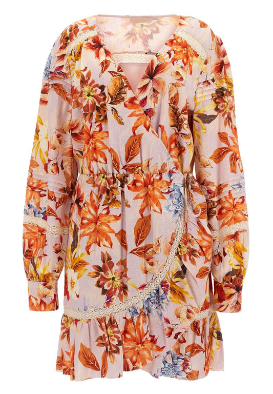 Guess Dress stampa floreale all over Multi-coloured (GU121C1EH-T11) Women