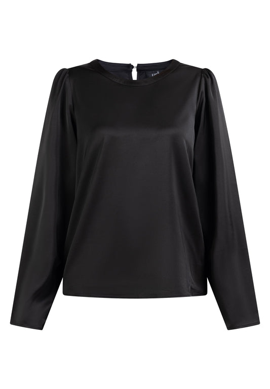 usha Long Sleeve Blouse nowles Black (1US21D034-Q11) Women