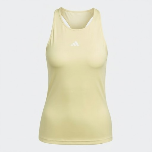 Adidas Train Performance Tank Top Yellow (HN9093-YELLOW_WHITE), Women