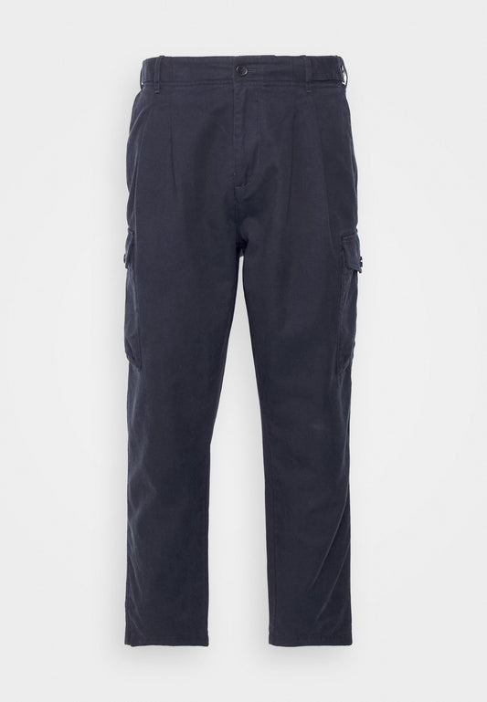 Twilt twill pleated cargo in cotton tencel Men