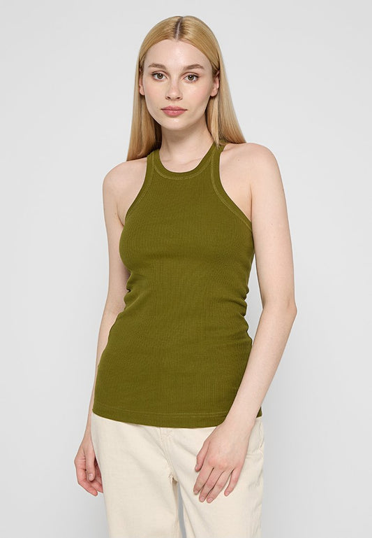 Italian army ultra slim tank top wmn Women