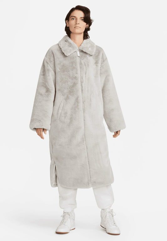Nike Sportswear W NSW FX FUR GFX AOP LNG JKT grey (NI121U02Q-C11) Women