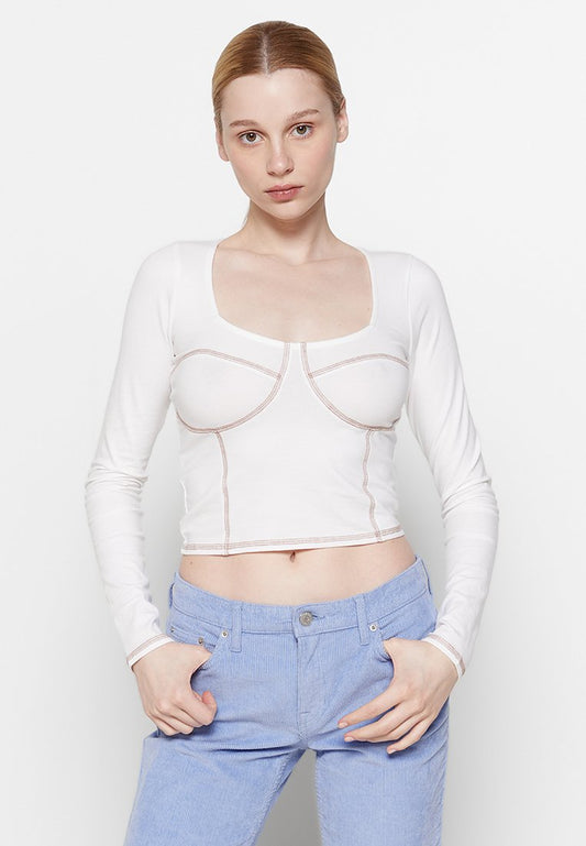DEC 4 DTC LS TREND DROP CORSET SEAMING 3CC $24.95 Women
