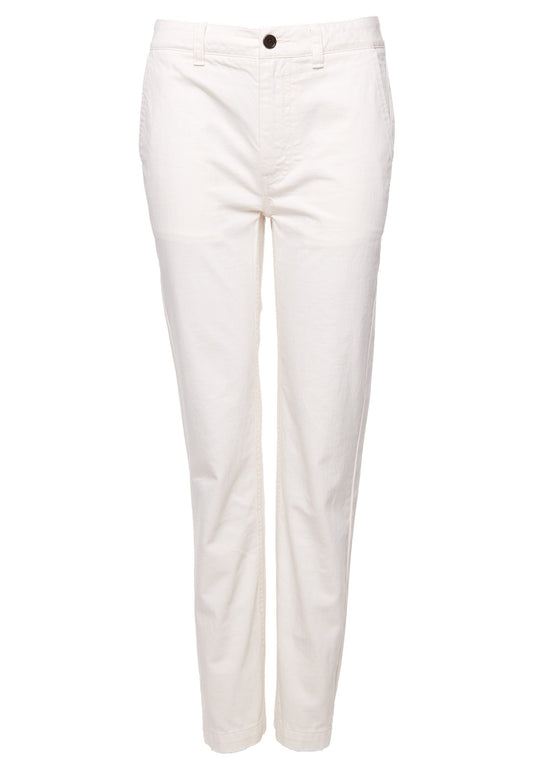 Superdry & Co Cropped Straight Trousers Light Yellow (SU221A0G5-E11) Women
