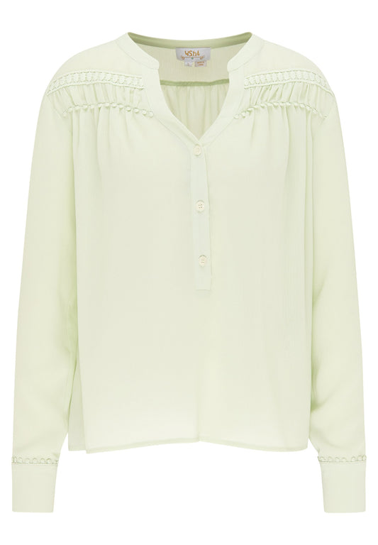 usha Pull-On Blouse Light Green (1US21E0DD-M11) Women