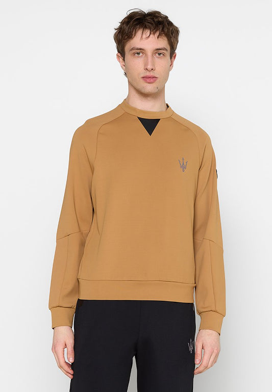 North Sails CREW NECK SWEATSHIRT Brown (ZZO2KT508-A00) Men
