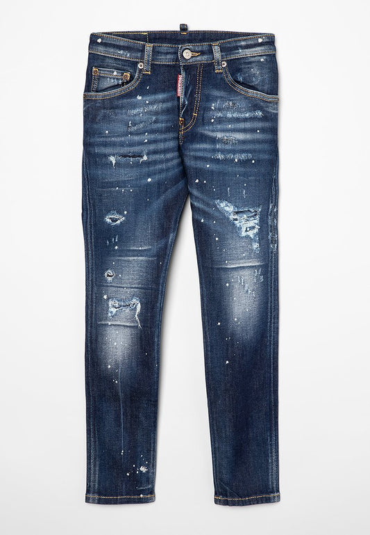 Dsquared2 5 pockets blue (ZZO2JH707-K00) Kids