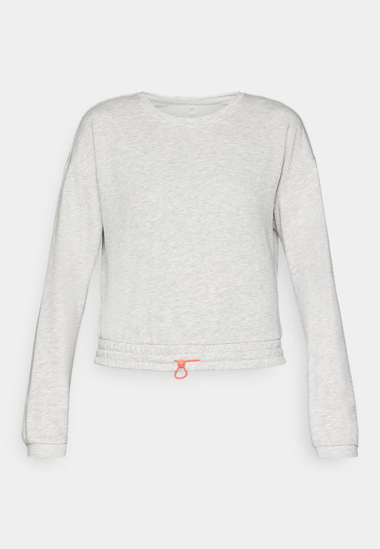 ONLY Play ONPFULU ON LS SHORT SWT Light Grey (ZZO2JYR07-C00) Women