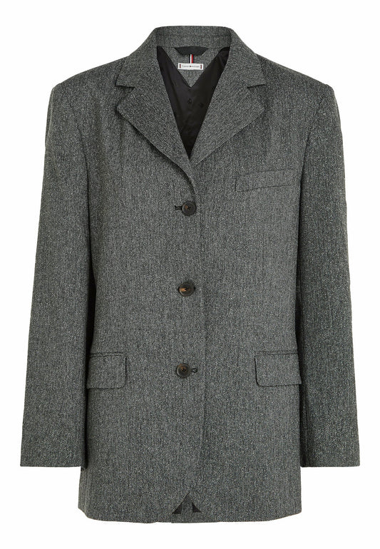 Tommy Hilfiger RELAXED NEPPY WOOL S Grey (ZZO2F9V58-C00) Women