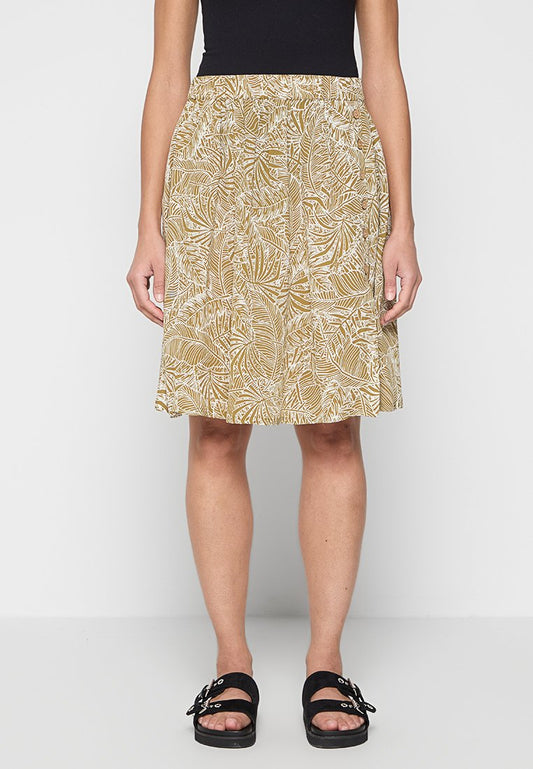 Wrap skirt with print Women
