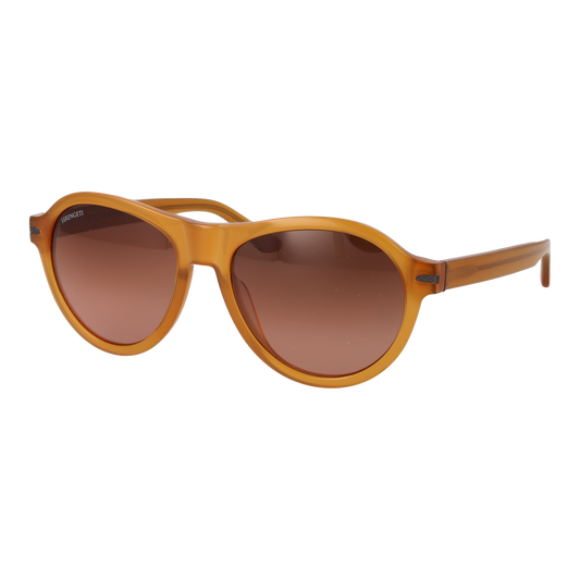 Serengeti Round Sunglasses Brown (20243259) Men