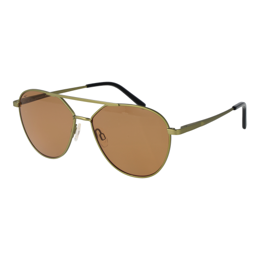 Serengeti Aviator Sunglasses Green (20246336) Unisex