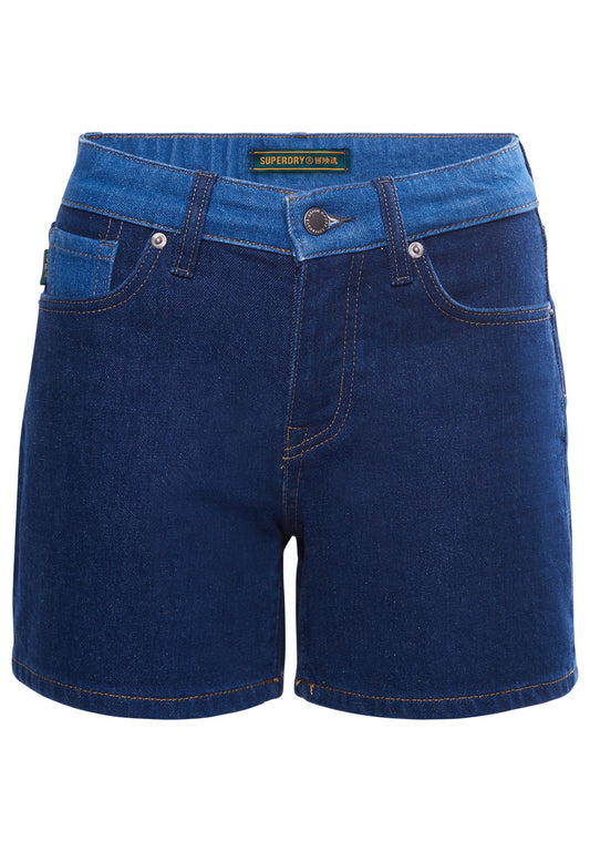 Superdry & Co Superdry Mid Rise Slim Shorts (SU221S06G-K11) Women