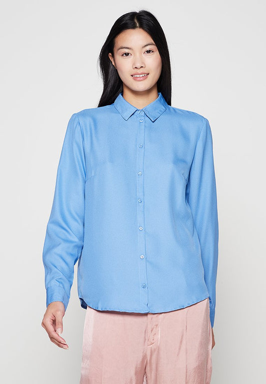 Pieces PCNAVE LS SHIRT BC KAC (ZZO1T1Q02) Women