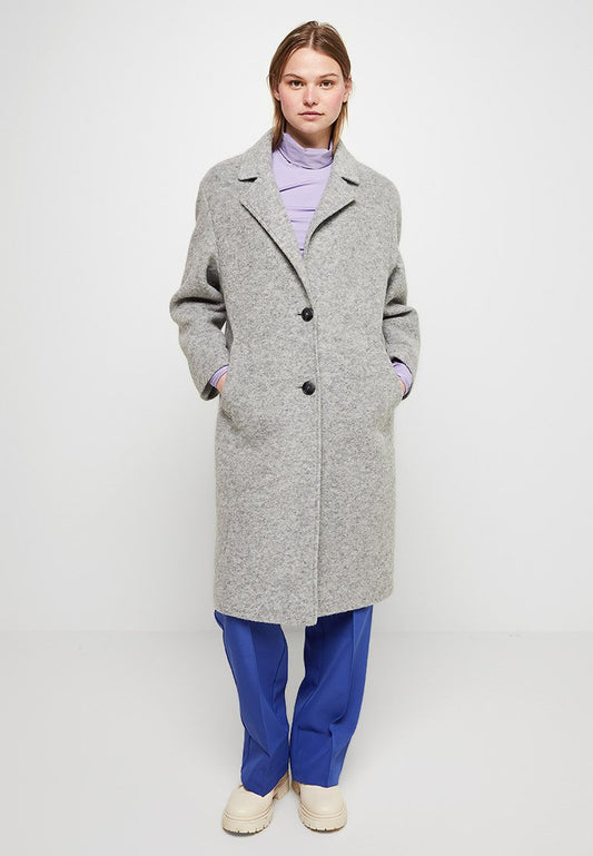 FUCHS SCHMITT Short Coat Wool Grey (ZZO1TNT06-D00) Women