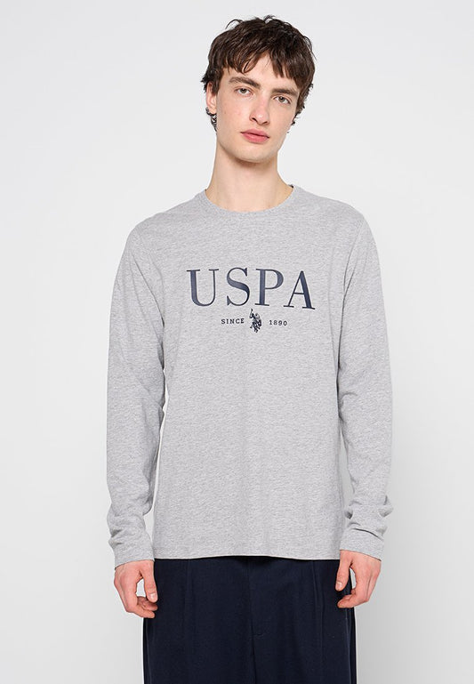 U.S. Polo Assn. T-shirts & Tops Grey (ZZO2NC922-C00) Men