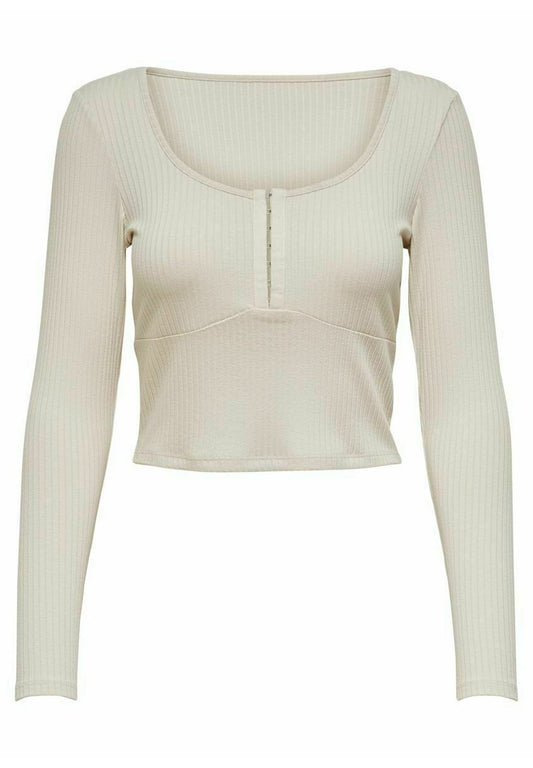 ONLY Oberteil Geripptes Cropped (ON321E2AD-B11) Women